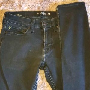 Men Black Skinny Hollister Jeans